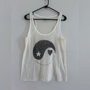 Zara Grunge Mesh Tank Top